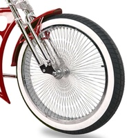 Nouveau Style Haute Qualité 26 Pouces Beach Cruiser Vélo Cadre En Acier Stretch Chopper Cruiser Vélo