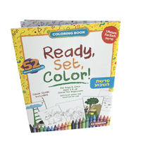 Remplissage de couleur d'impression bon marché Livre de coloriage de dessin pour enfants bon marché pour enfants Impression personnalisée