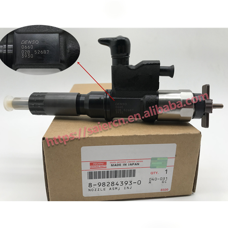 Оригинальный новый дизельный топливный инжектор общей топливной магистрали 095000-0660/8982843930/8-98284393-0 для ISUZU 4HK1