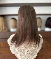 Topper en cheveux humains européens avec dentelle et mono, ligne de cheveux naturelle, cuticules alignées
