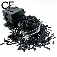Granulés de nylon PA66 renforcés de fibres de carbone, thermoplastique à faible glissement pour structure de support de joint de robot