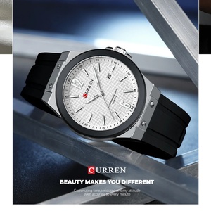 CURREN 8467 Montre à quartz pour homme, mode et loisirs, étanche, lumineuse, calendrier, style Lingge, affaires, date, montres pour hommes, Reloj - Product Image 3