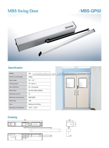 Système moderne de portes battantes doubles Opérateurs de portes automatiques intégrés Ouvre-portes battants pour hôtels <span class=keywords><strong>avec</strong></span> moteur de <span class=keywords><strong>portail</strong></span> élégant - Product Image 6