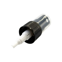 Pompa Atomizer plastik hitam 24mm untuk kosmetik Makeup & parfum besi jenis logam tutup botol tutup & penutup