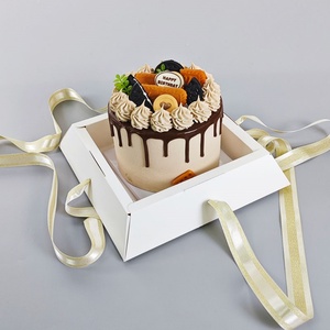 Sunshine Pyramid <b>Box</b> Cake Dessert Food Grazing Platter Pyramid <b>Box</b> Sharing Cardboard Pyramid Shaped Canele Food <b>Box</b> - Product Image 5