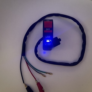 Accesorios para Motos, Interruptor de Faro Delantero para Motocicleta, con Interruptor de Cargador USB para Teléfono Móvil, Interruptor de Encendido de Luz Auxiliar de 12V 5A - Product Image 6
