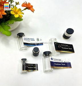 Etichetta Adesiva Ecologica <span class=keywords><strong>per</strong></span> Fiale con Forte Adesività, Scatola in Carta Patinata <span class=keywords><strong>per</strong></span> Flaconi da 3ml e 10ml con Effetto Ologramma - Product Image 2