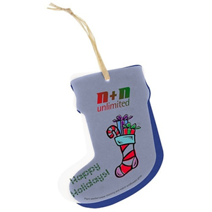 Ornamento Natalizio a Forma di Calza con Logo Personalizzato, Carta Seminabile, Decorazione Festiva Ecologica da Appendere, Regalo all'Ingrosso - Product Image 3