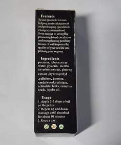 Huile de soin pour hommes : Huile épaississante et stimulante pour une croissance accrue, massage pour <span class=keywords><strong>homme</strong></span> XXL, épaississement et croissance durables - Product Image 4