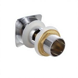 Vanne de vidange à <span class=keywords><strong>clic</strong></span>-<span class=keywords><strong>clac</strong></span> moderne en laiton chromé pour lavabo, évacuation filetée G1-1/4" pour cuisine et baignoire - Product Image 2