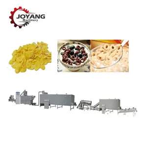 Automatic Corn Flakes Production Line Maize Flakes Extruder Breakfast Cereal Making Machine