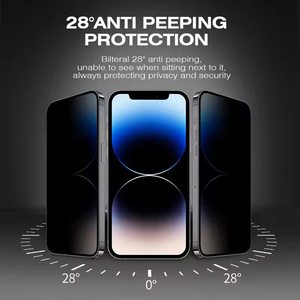 Heybingo, eliminación automática de polvo, aplicación fácil, Anti Peeping, película de vidrio templado, Protector de pantalla para iPhone 17 16 15 Pro Max 14 13 Pro - Product Image 4