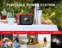 Alimentation électrique mobile solaire Powkey Camping 110V/220V MPPT pour voiture, batterie rechargeable 120W, power bank pour ordinateur portable
