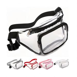 Custom Logo Printing Waterproof Transparent <b>Clear</b> Pvc Stadium Approved Fanny Pack Waist <b>Bag</b> - Product Image 6