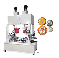 Machine d'impression par tampon Serni-auto pour produits en céramique, imprimante à tampon 2 couleurs