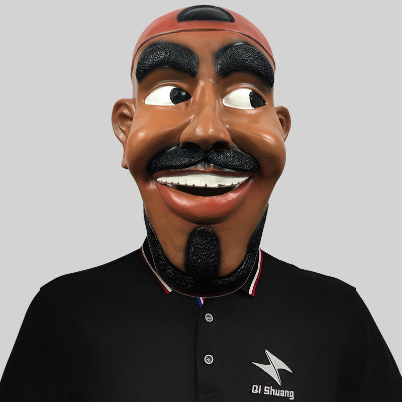 หน้ากากดีเจสีเหลืองสำหรับผู้ชาย