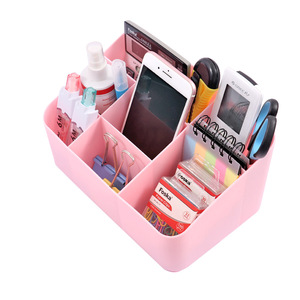 Organizer per scrivania per scuola Foska colore verde chiaro/<span class=keywords><strong>rosa</strong></span> materiale Non tossico porta penne cancelleria con 7 scomparti - Product Image 4