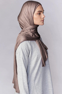 60*170Cm couleur unie musulmane Hijab châles mercerisé coton écharpe diamant strass haute qualité modal Hijab écharpe - Product Image 6