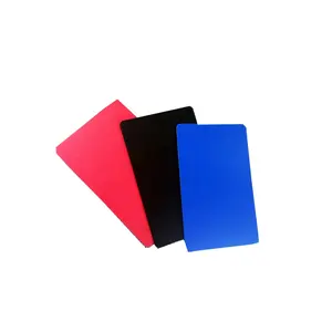 Harga Pabrik 13.56Mhz Kartu Pintar Plastik Pvc Hitam Nfc Kartu