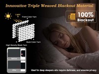 Rideaux occultants OWENIE 100% pour salon, chambre à coucher