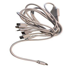 Cavo di ricarica USB C <span class=keywords><strong>6</strong></span> in 1 da 1M |   <span class=keywords><strong>Carica</strong></span> <span class=keywords><strong>6</strong></span> dispositivi contemporaneamente |   Splitter Multi Tipo C per Telefono, Tablet, Power Bank, Personalizzazione OEM Accettata - Product Image 5