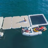 Công Viên Nước Thiết Bị Với Giá Danh Sách Inflatable Dock Nước Pontoon