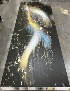 Panneau mural moderne en <span class=keywords><strong>PVC</strong></span> <span class=keywords><strong>effet</strong></span> <span class=keywords><strong>marbre</strong></span>, <span class=keywords><strong>plaque</strong></span> en cristal de carbone, imperméable, pour salon, cuisine, revêtement mural commercial - Product Image 3