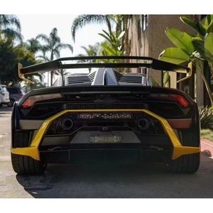 <span class=keywords><strong>Aileron</strong></span> arrière en carbone sec de haute qualité pour Lamborghini Huracan LP610 STO, couvre-moteur arrière - Product Image 4