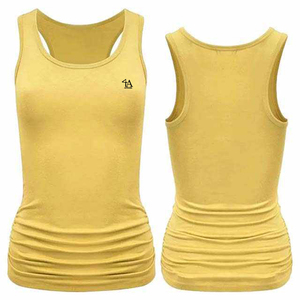 Camisetas sin mangas de punto liso para mujer, ropa de gimnasio para culturismo, chaleco de Fitness de verano, camiseta sin mangas a precios al por mayor - Product Image 1