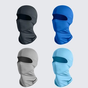 หน้ากากปิดหน้าสำหรับผู้ใหญ่แบบ unisex สำหรับกิจกรรมกลางแจ้ง ป้องกันแสงแดด ผลิตจากผ้าสแปนเด็กซ์/โพลีเอสเตอร์ ใช้เป็นซับในหมวกกันน็อคมอเตอร์ไซค์ กันลม กันฝุ่น ผลิตจากผ้าไอซ์ซิลค์ - Product Image 2