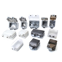 Prise murale industrielle série BG 13A ABS, 2 prises, boîte de prise étanche IP66 pour extérieur