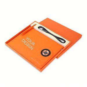 2026 Custom Logo Luxury Eco-Friendly Leather Cover <b>Diary</b> Gift Set-Corporate Business Promotion OEM Brand - Product Image 2