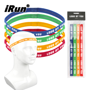 Iun un LIP ports labial puertos ununning eeadband lastic plástica orkout orweatbands ustomizado urinrinrinrinenjuagado Lain olyester weweatband - Product Image 1
