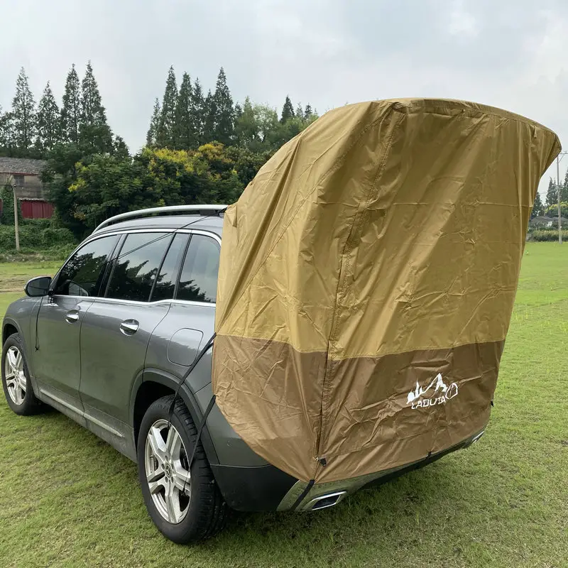 야외 셀프 운전 투어 바베큐 캠핑 자동차 꼬리 확장 텐트 양산 자동차 여행 텐트 트렁크 텐트
