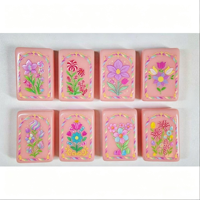 En stock, livraison rapide : Tuiles de Mahjong American Ballet Casse-Noisette 160, Luxe moderne, Pliable, Portable, Mono-couche, Acrylique rose
