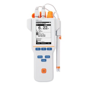 Medidor de pH Portátil Veidt Weighing REX PH310F, Medidor de pH Industrial Automático con Pantalla LCD, Medidor de Oxígeno Disuelto en Material de Papel - Product Image 1