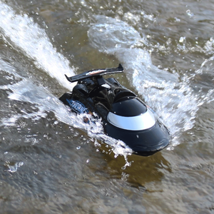 Bateau de course haute performance 2,4 GHz avec réinitialisation automatique, trois modes de vitesse et système d'avertissement intelligent pour des compétitions lacustres palpitantes - Product Image 3