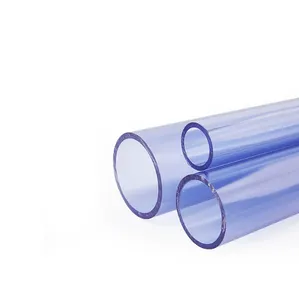 Fábrica preço tubo plástico tubo pvc transparente melhor venda para água