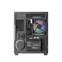 Boîtier d'ordinateur Cube C713MS, design sans colonnes, boîtier PC Gamer, tour moyenne, châssis de jeu pour ordinateur de bureau M-ATX/ITX