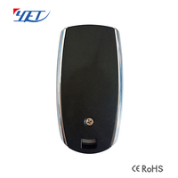YET2141 Télécommande à code d'apprentissage et à code roulant 315 MHz et 433 MHz à 4 boutons, émetteur de code clonable pour porte de garage