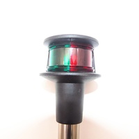 Soleil de Bateau Marin Lumières Ponton LED Navigation Poupe D'ancrage Pôle Lumière Double Couleur Vert Rouge Lampe Avec Prise au Mont