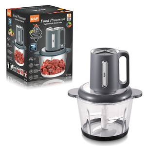 เครื่องเตรียมอาหารไฟฟ้า 400 วัตต์ เครื่องทำฟูฟู 3.0 ลิตร เครื่องบดสับ 360 องศา โถถอดออกได้ ทำความสะอาดง่าย ความจุขนาดใหญ่ - Product Image 2