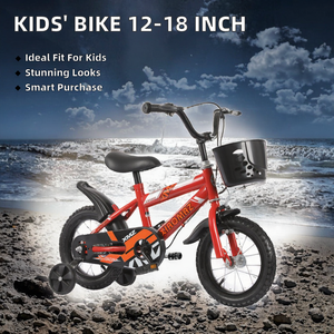 <span class=keywords><strong>Vélo</strong></span> pour <span class=keywords><strong>fille</strong></span> DomeRide 12 pouces, 3-12 ans, simple vitesse, cadre en acier, jantes en aluminium, roues d'apprentissage, pédales ordinaires, panier en plastique - Product Image 2