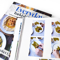 Service d'impression de livres de recettes personnalisés à couverture rigide, livre de cuisine offset couleur avec logo personnalisé pour les recettes culinaires