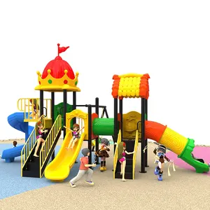 Kids Plastic Slide Adventure Outdoor Playground Large Amusement Park Playground For Children