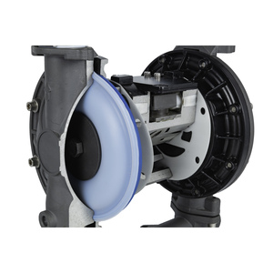 Pompe à membrane en aluminium HYPV de 1 pouce avec membrane en PTFE Source d'alimentation pneumatique pour le transfert d'acide résiduaire - Product Image 4