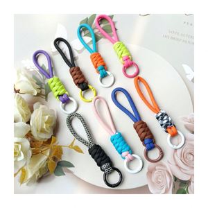 Handmade Creative Braided Lanyard <b>Keychain</b> Mobile Phone Rope Key Ring Lanyard Hanging Rope <b>Keychain</b> Strap Phone Lanyard - Product Image 1