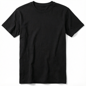 เสื้อยืดผู้ชายผ้าฝ้ายถักคุณภาพสูง 100% สไตล์วินเทจ ไซส์ใหญ่ ขายส่ง รับสกรีนโลโก้ตามสั่ง - Product Image 1