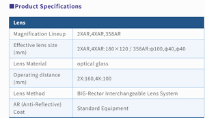 Loupe d'inspection optique industrielle OTSUKA OLIGHT6-B Series, disponible en 2XAR/4XAR/358AR - Product Image 2
