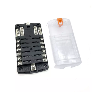 12-ходовой водонепроницаемый блок предохранителей, блок предохранителей со светодиодным индикатором, влагостойкая крышка, 12 цепей с отрицательным морским блоком предохранителей для Dc 12/ - Product Image 2
